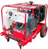 hot and cold petrol driven pressure washer image